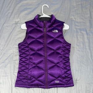 Purple North Face vest